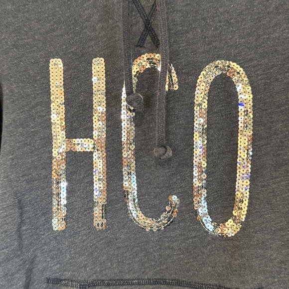 Hollister Blue Hoodie with Logo Patch Size S - Picture 2 of 10